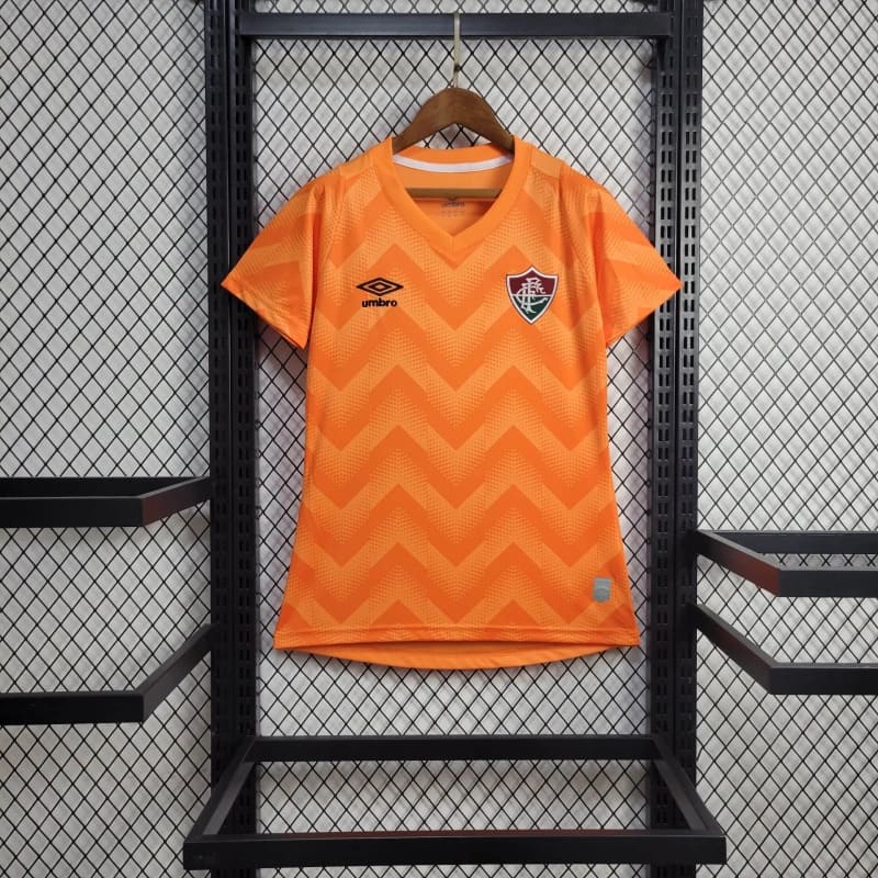 Camisa Feminina Fluminense Goleiro  2024 Umbro - Laranja