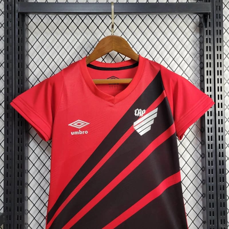 Camisa Athletico Paranaense Feminina  2024 Umbro - Rubro Negro