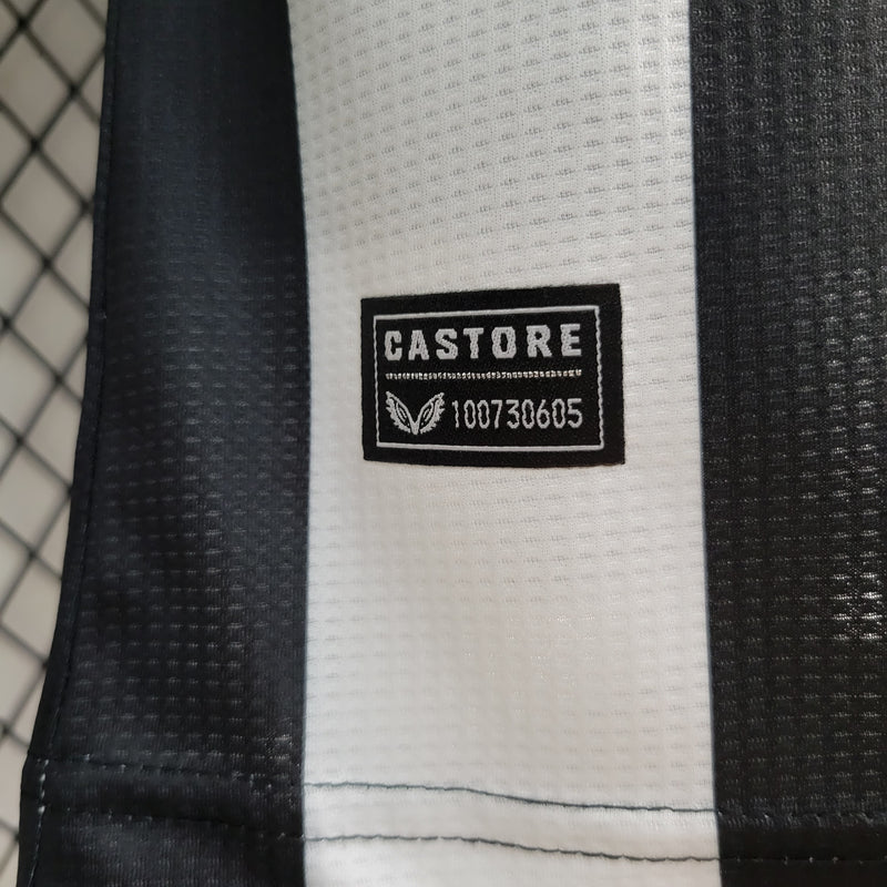 Camisa Newcastle United I 23/24 - Branca e Preto - Castore - Jogador