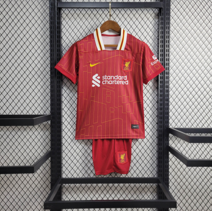 Kit Infantil Liverpool 24/25 Nike - Vermelho