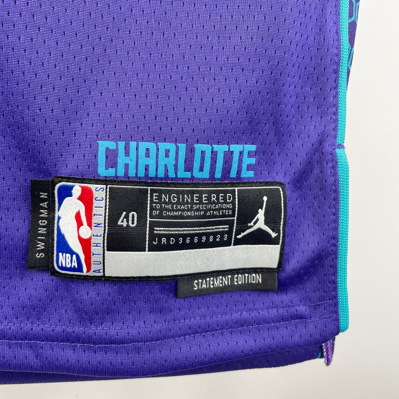 Regata Charlotte Hornets Masculina I - Roxa