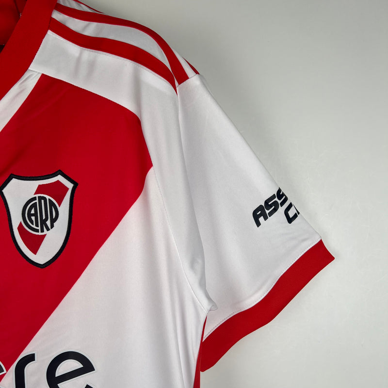 Camisa River Plate I 23/24 Adidas - Branco e Vermelho