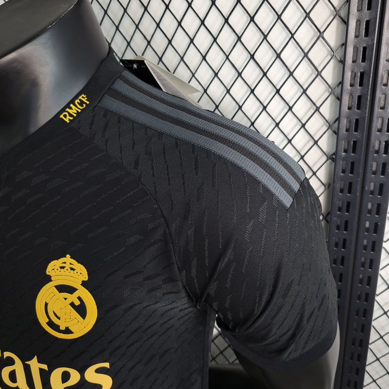 Camisa Real Madri III 23/24 - Preto - Adidas - Jogador