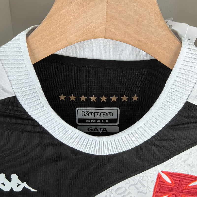 Camisa Vasco Feminina 2024 Kappa - Preta