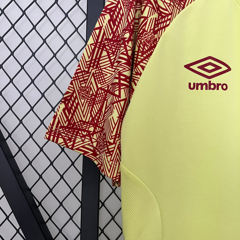 Camisa Fluminense Goleiro 2024 Umbro - Amarela