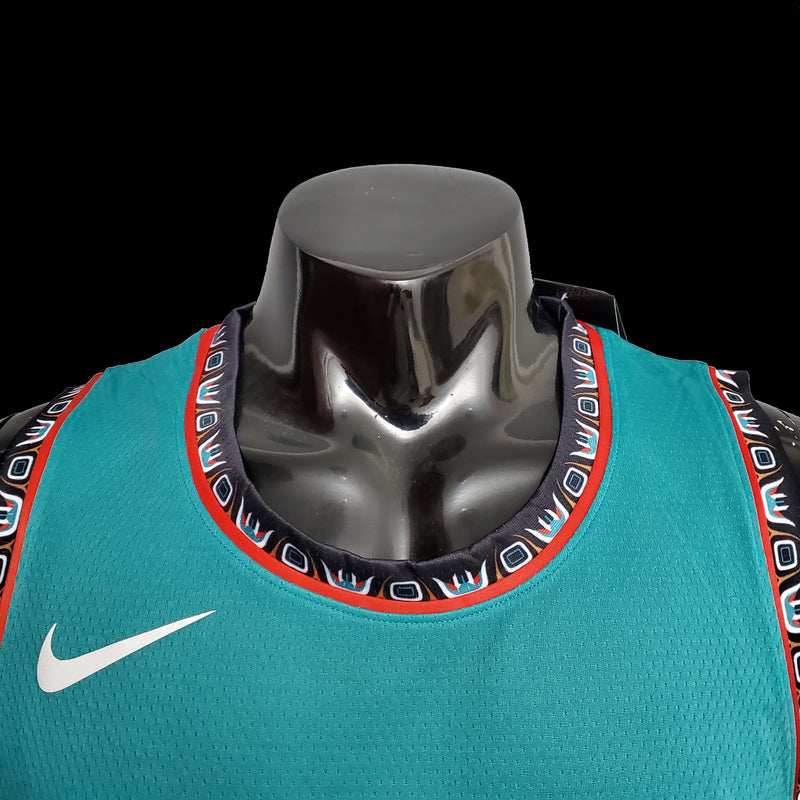 Regata Memphis Grizzlies 2021 Masculina - Verde