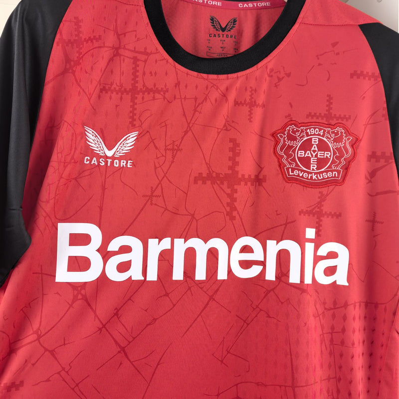 Camisa Bayer Leverkusen 24/25 Castore - Vermelho