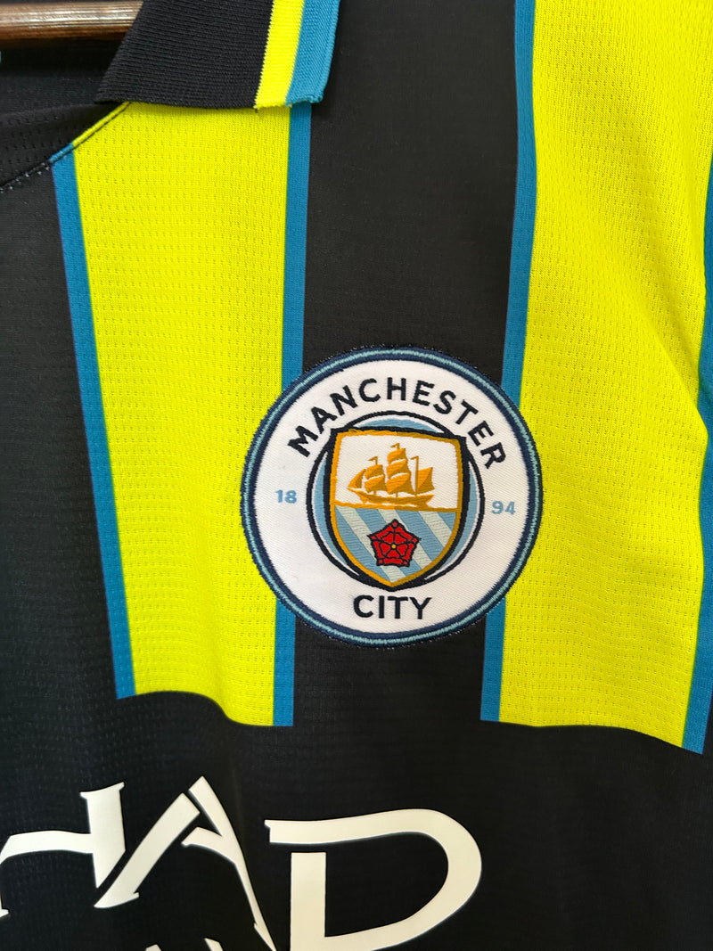 Camisa Manchester City 24/25 Puma - Preta e Amarela