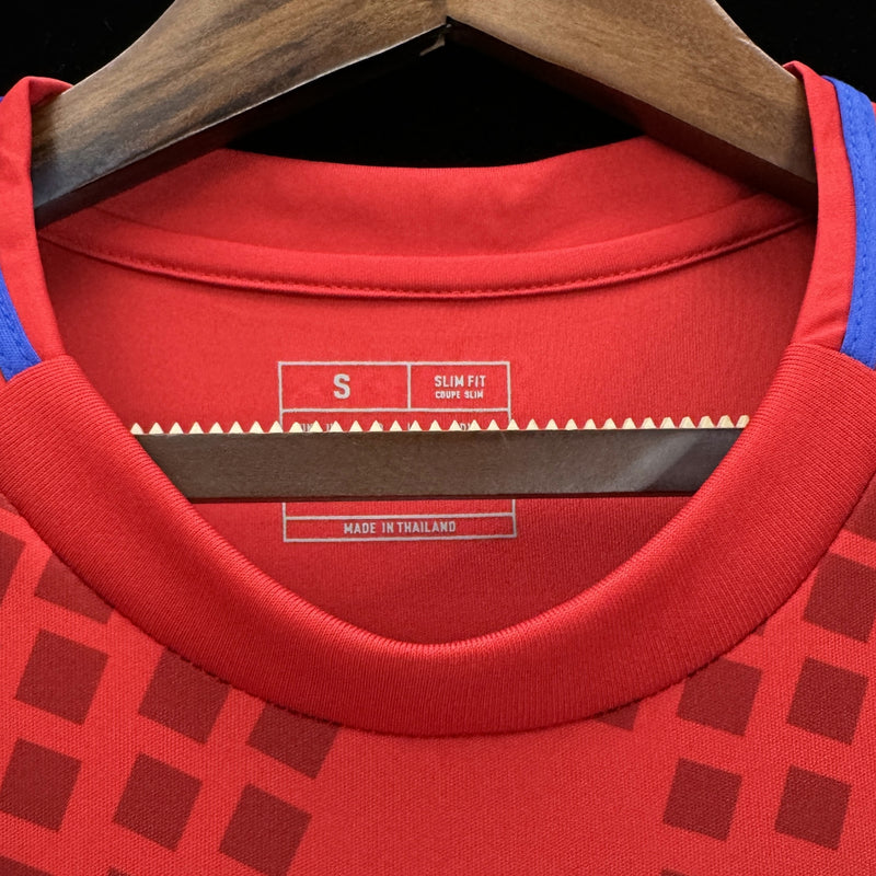 Camisa Seleção Chile I 2024 Adidas - Vermelho