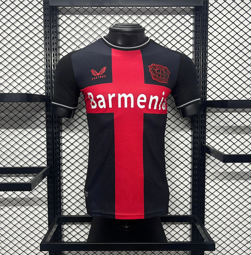 Camisa Bayer Leverkusen 23/24 Castore - Preta Masculino Jogador