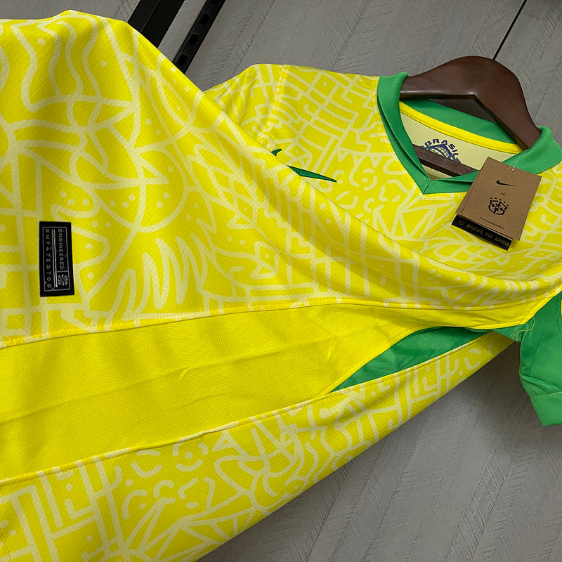 Camisa Seleção Brasil Feminina 2024 Nike - Amarela