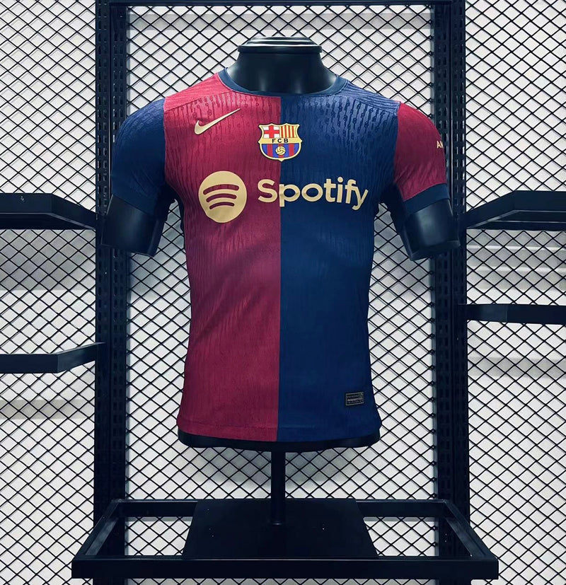 Camisa Barcelona 24/25 Azul e Vermelha - Nike - Masculino Jogador