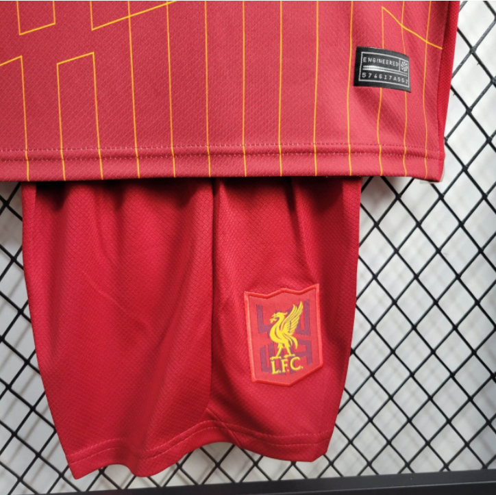 Kit Infantil Liverpool 24/25 Nike - Vermelho