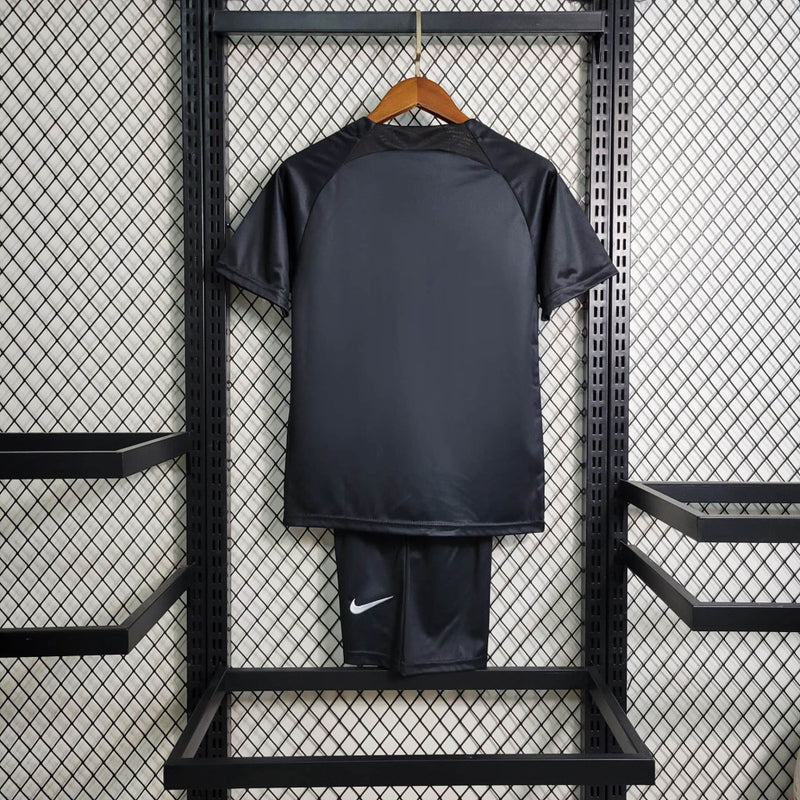 Kit Infantil Barcelona Edição Especial 23/24 Nike - Preto