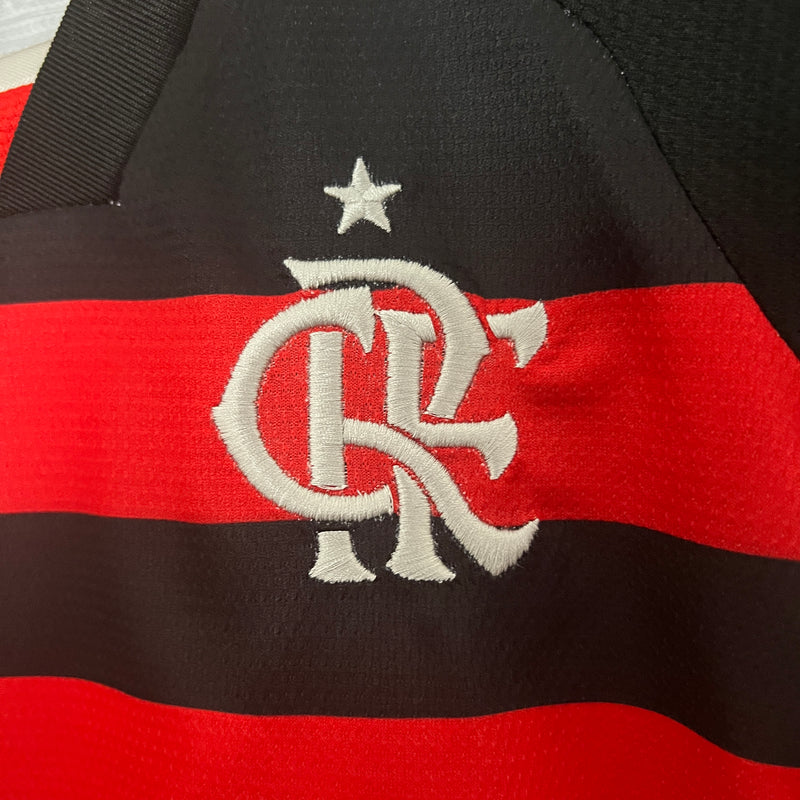 Kit Infantil Flamengo 2024 Adidas - Rubro Negro