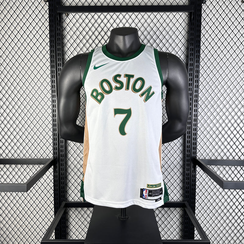 Regata Boston Celtics City 2024 Masculina - Branco