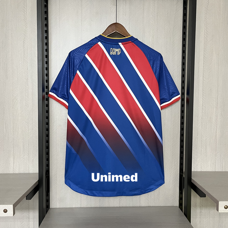 Camisa Bahia 2024 [Com Patrocínios] Esquadrão - Tricolor