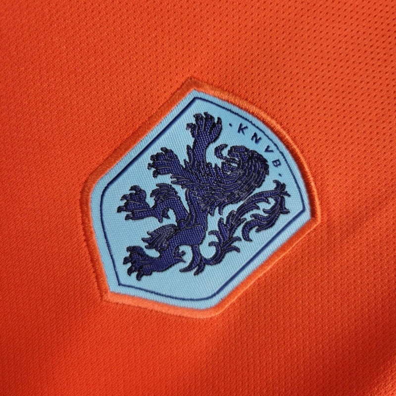 Kit Infantil Seleção Holanda 2024 Nike - Laranja