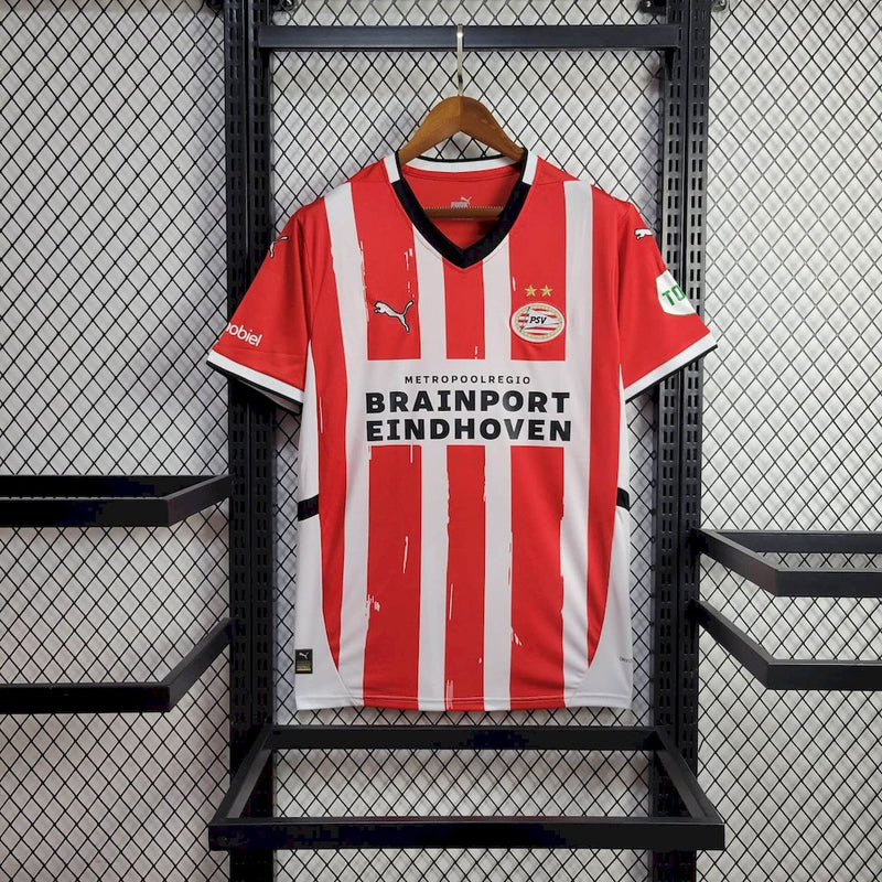 Camisa PSV 24/25 Puma - Branco e Vermelho