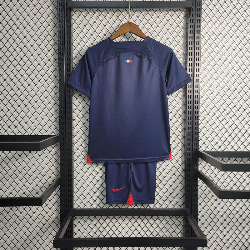 Kit Infantil PSG I 23/24 Nike - Azul