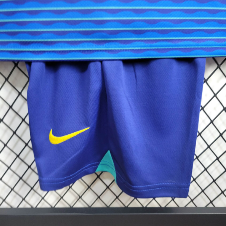 Kit Infantil Seleção Brasil 2024 Nike - Azul