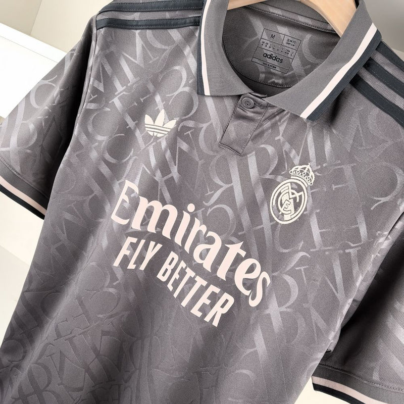 Camisa Real Madri 24/25 Adidas - Cinza