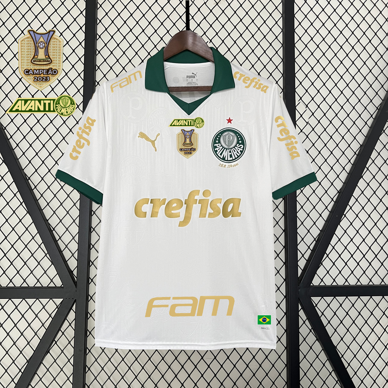 Camisa Palmeiras I [Patch Brasileirão/Avanti] 2024 Puma - Branca