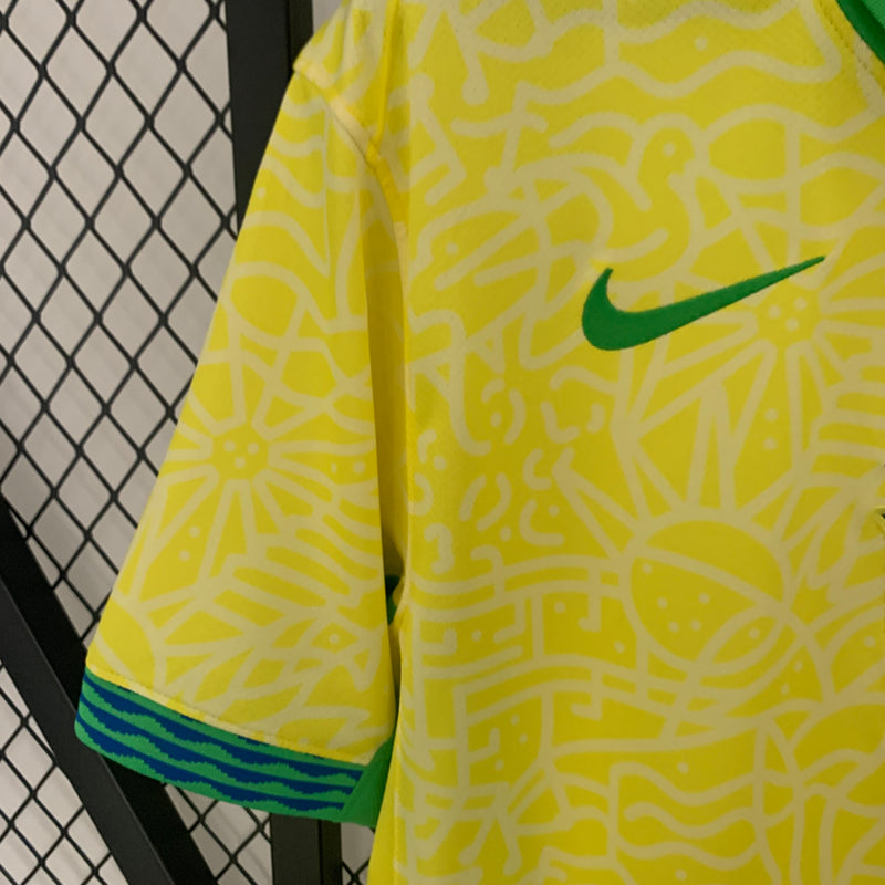 Camisa Brasil I 2024 - Amarela - Nike - Masculino