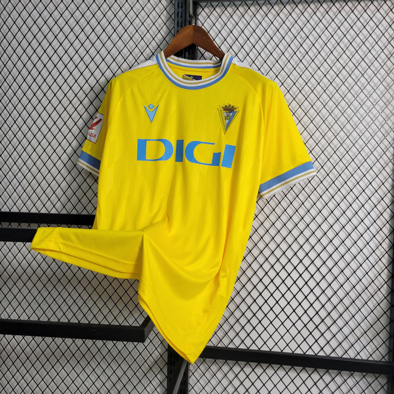 Camisa Cádiz  I 23/24 Macron - Amarelo