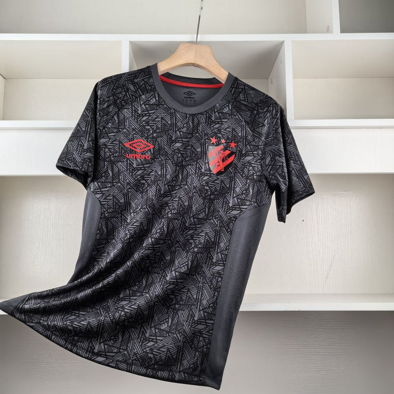 Camisa Sport Recife pré-jogo 2024 Umbro - Preta