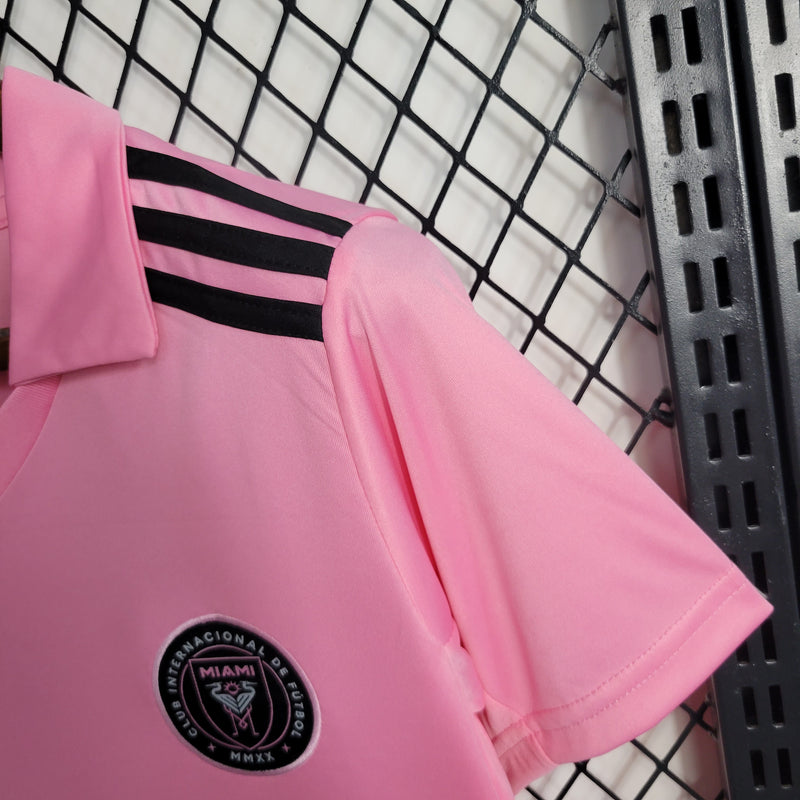 Camisa Feminina Inter Miami I 23/24 Adidas - Rosa