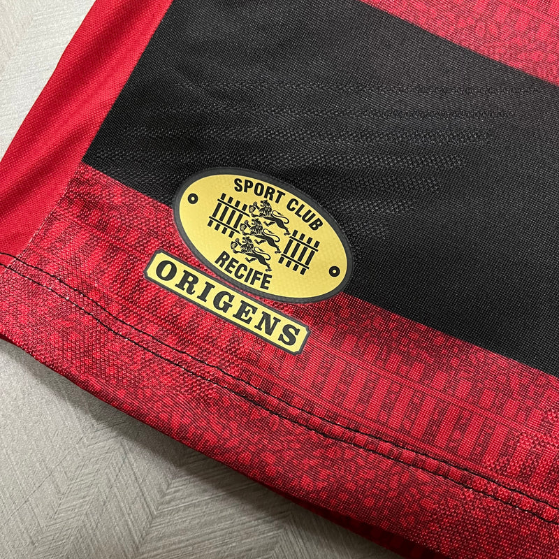 Camisa Sport Recife [Com Patrocínio] 2024 Umbro - Rubro Negro