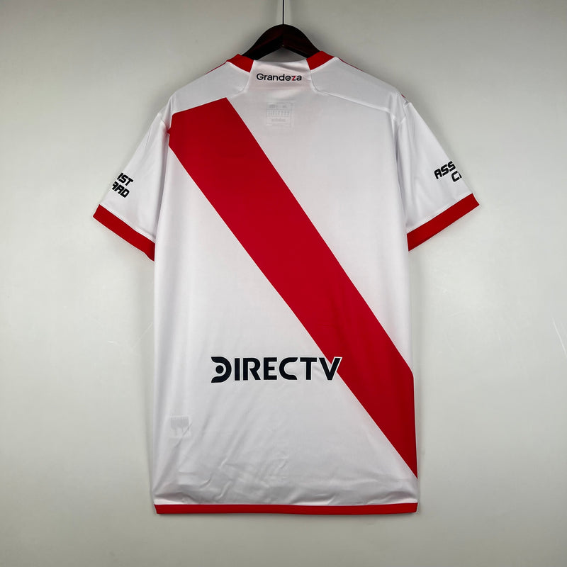 Camisa River Plate I 23/24 Adidas - Branco e Vermelho