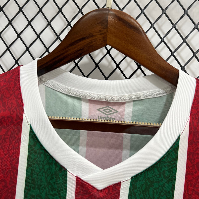 Camisa Fluminense Feminina 2024 Umbro - Tricolor