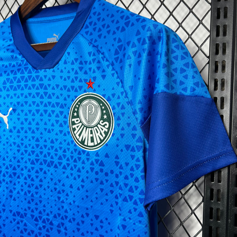 Camisa Palmeiras de Goleiro II 2024 Puma - Azul