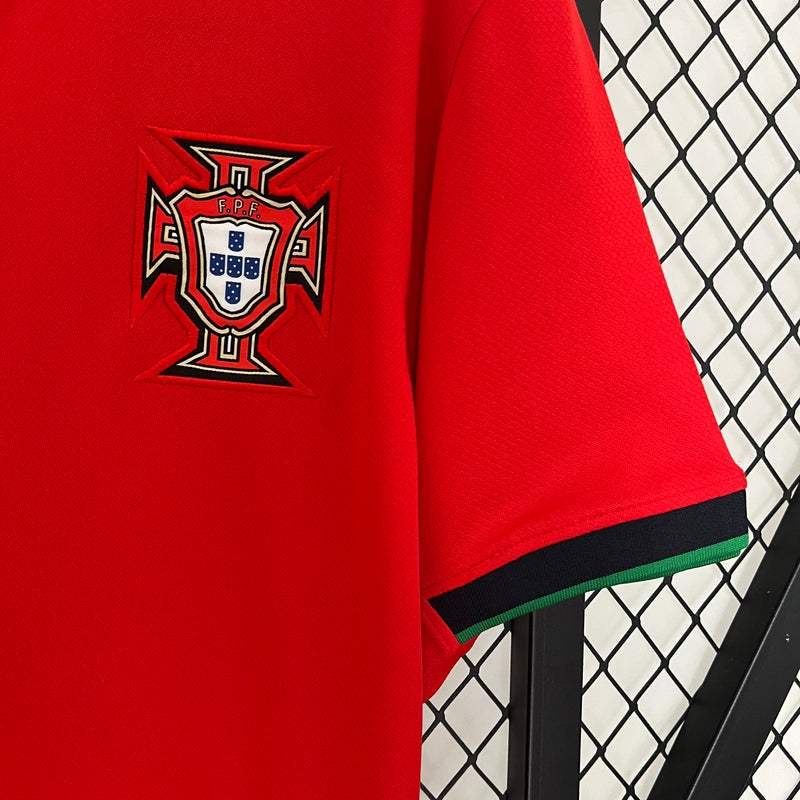 Camisa Seleção Portugal I 2024 Nike - Vermelho