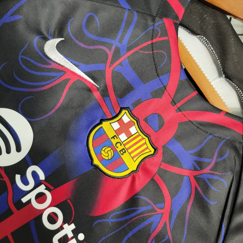 Kit Infantil Barcelona Edição Especial 23/24 Nike - Preto