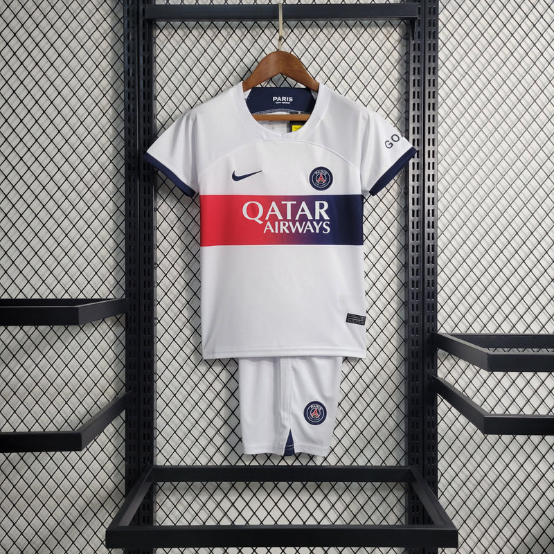 Kit Infantil PSG II 23/24 Nike - Branco