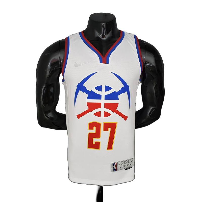 Regata Denver Nuggets Edição Limitada Masculina - Branca