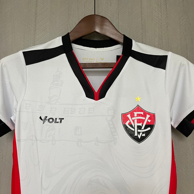 Camisa Vitória Feminina 2024 Volt - Branca