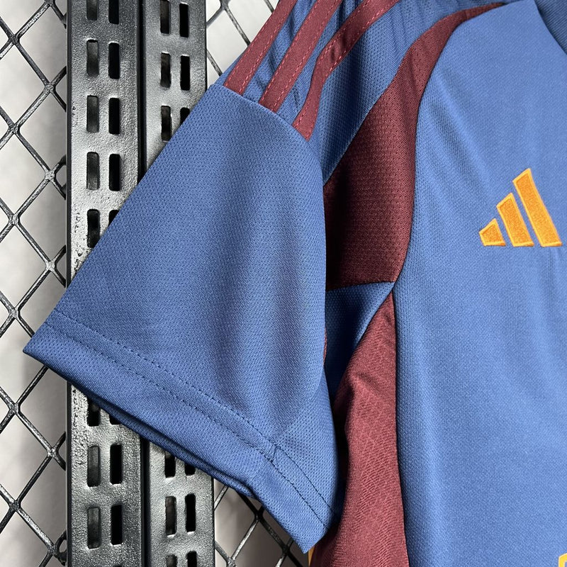 Camisa Roma 24/25 Adidas - Azul