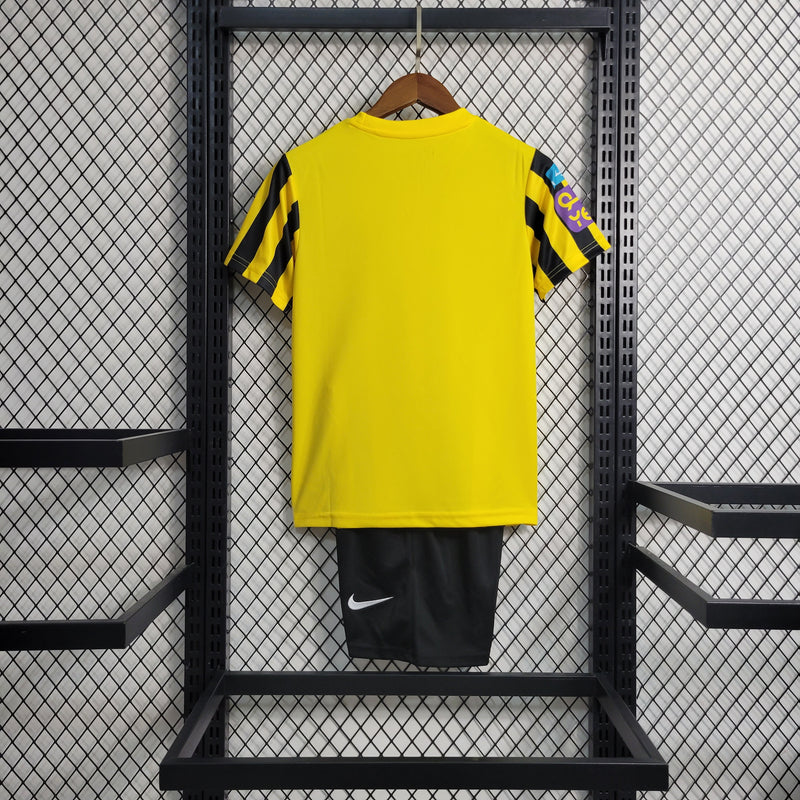 Kit Infantil Al-Ittihad I 23/24 Nike - Amarelo