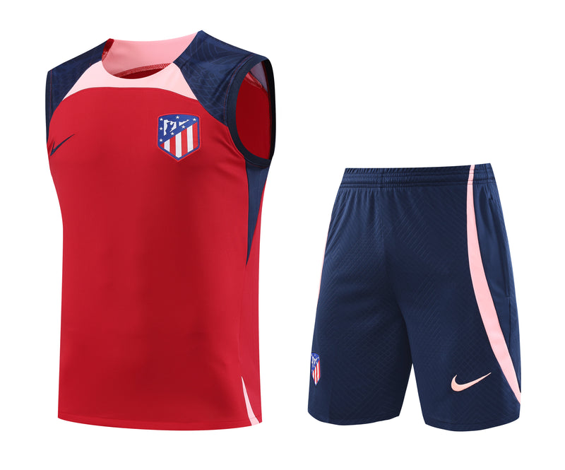 Kit Treino Atlético de Madrid 2023/24 Nike - Vermelho