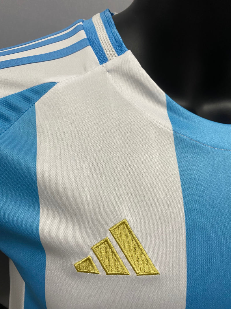 Camisa Seleção Argentina 2024 Adidas - Azul e branca