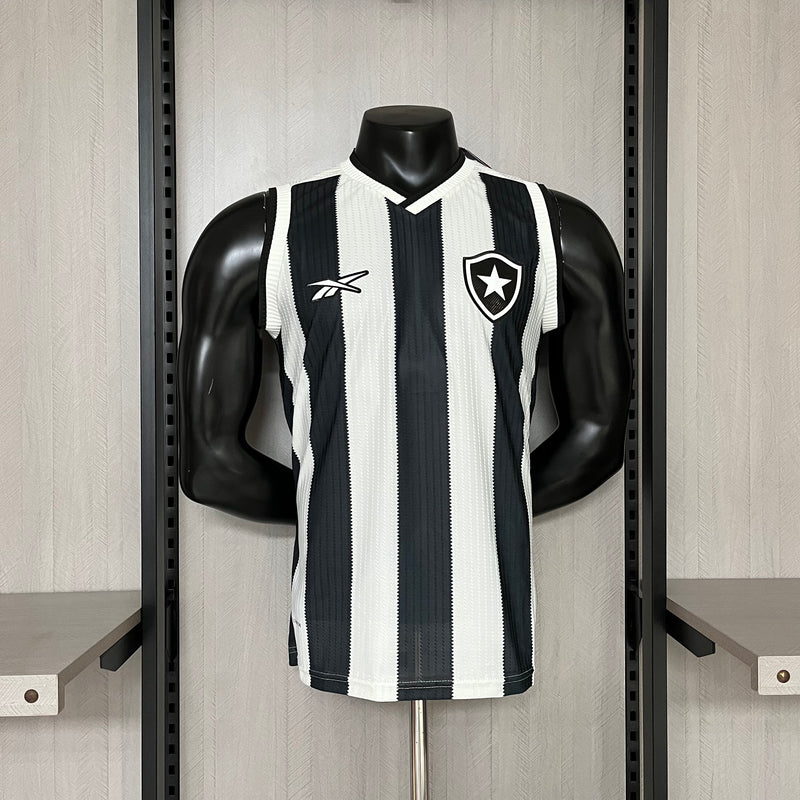 Camisa Botafogo Regata 2024 Rebook - Preta e Branca