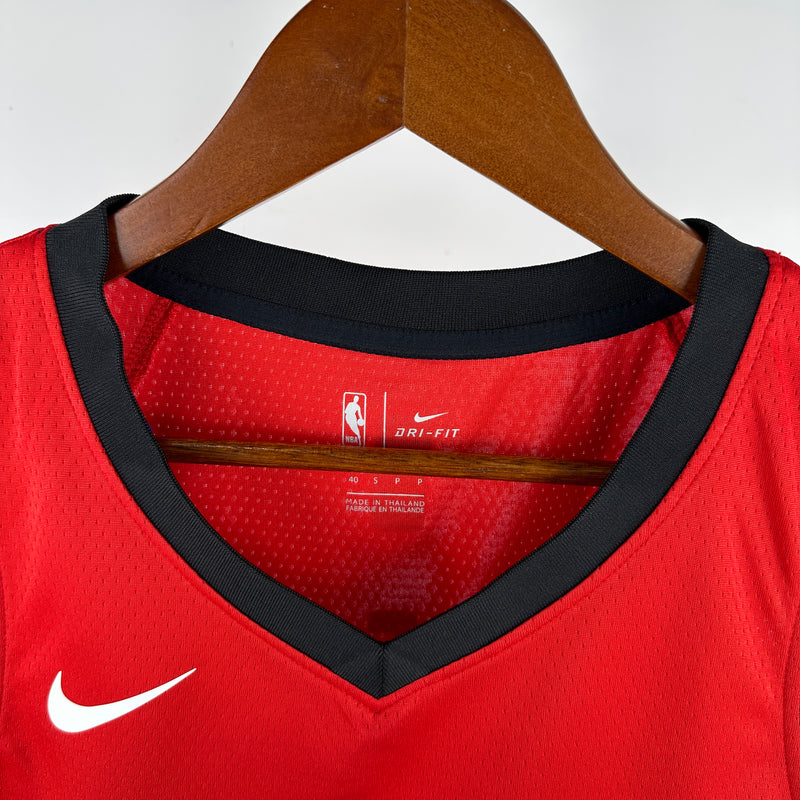 Regata Houston Rockets  2023 Masculina - Vermelho