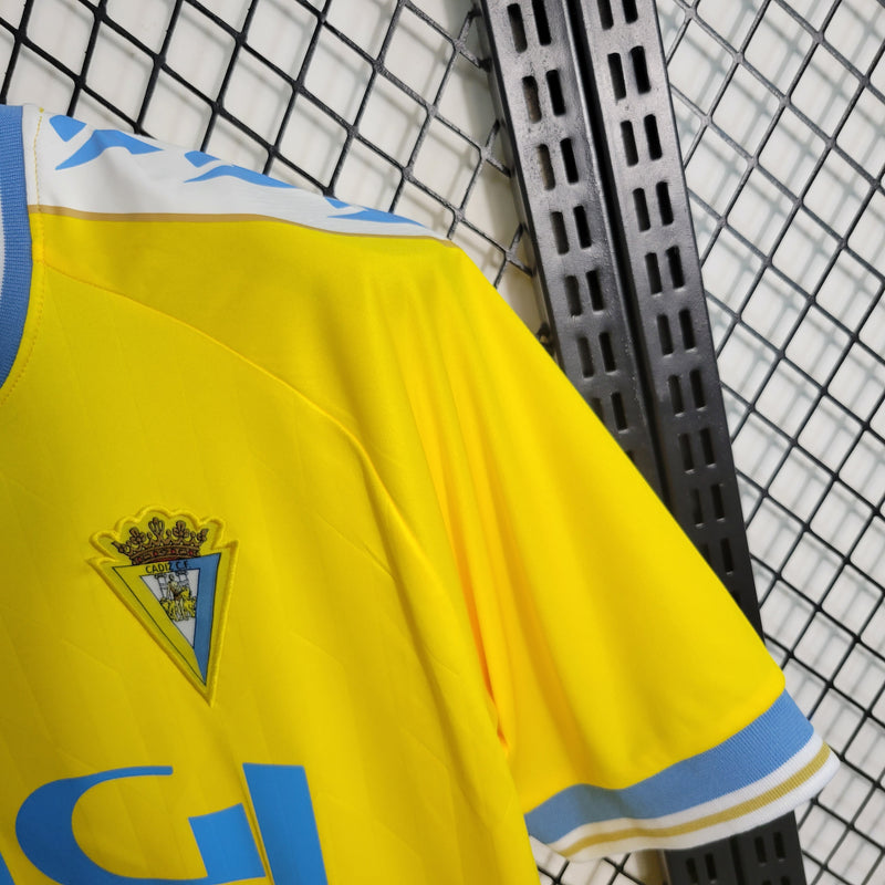 Camisa Cádiz  I 23/24 Macron - Amarelo