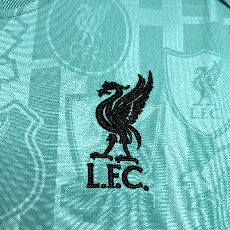 Camisa Liverpool Pré Jogo 24/25 Nike - Azul