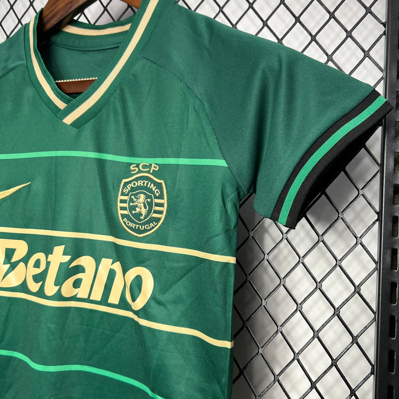 Kit Infantil Sporting 24/25 Nike - Verde