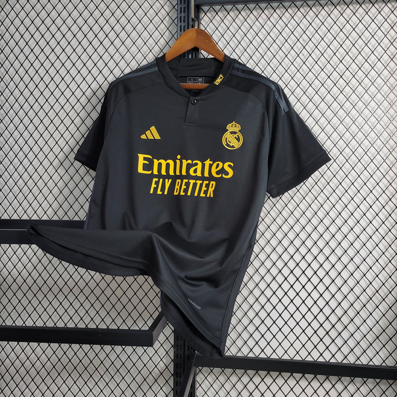 Camisa Real Madri IV 23/24 Adidas - Preto